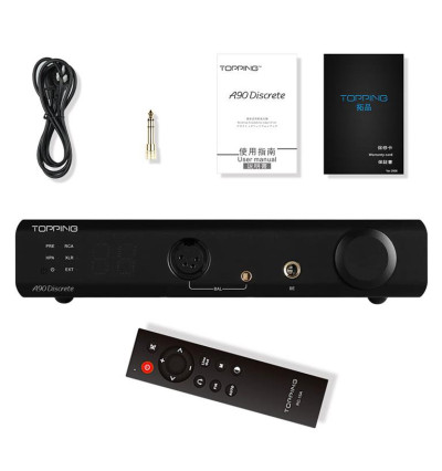 Topping A90 Discrete - Zbalansowany wzmacniacz słuchawkowy