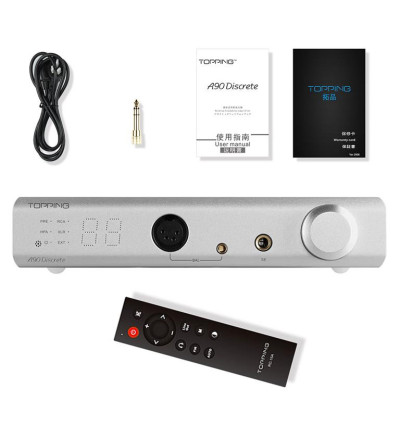 Topping A90 Discrete - zbalansowany wzmacniacz słuchawkowy