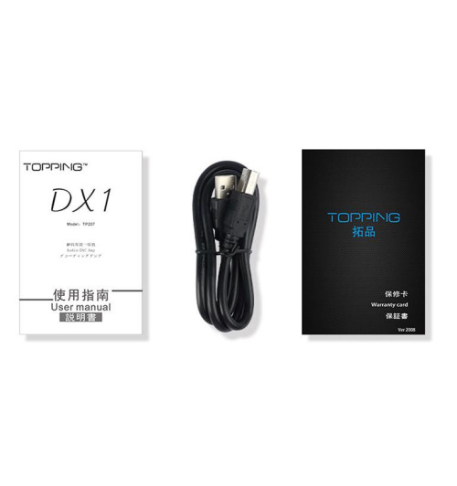Topping DX1 - wzmacniacz słuchawkowy z przetwornikiem DAC