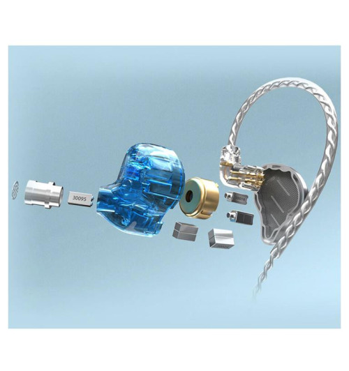 KZ ZAX - Hybrydowe słuchawki dokanałowe