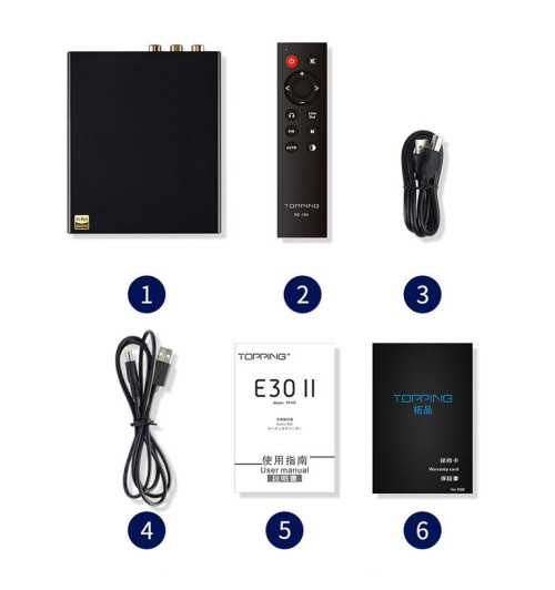 Topping E30 II - przetwornik cyfrowo-analogowy