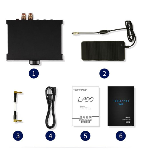 Topping LA90 - Wzmacniacz / końcówka mocy stereo i mono