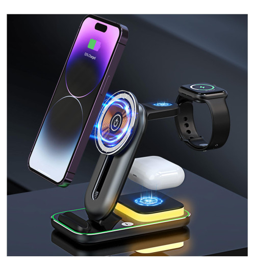 WireWay CHA4IN1PWR - Ładowarka indukcyjna 4 w 1 z zasilaczem