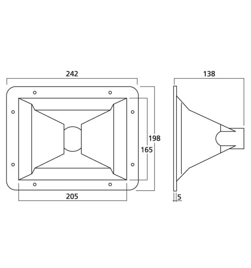 Tuba średnio-wysokotonowa PA Monacor MRH-83 | AVstore.pl