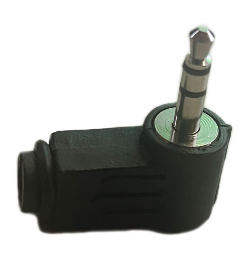 Wtyk mini Jack 3,5 mm stereo kątowy