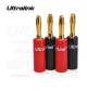 Komplet 4 wtyków bananowych Ultralink UL-0534