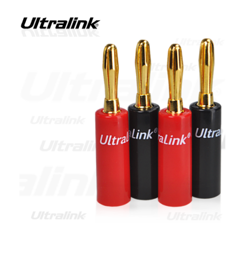 Komplet 4 wtyków bananowych Ultralink UL-0534