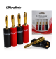 Komplet 4 wtyków bananowych Ultralink UL-0534