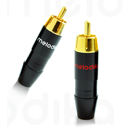 Wtyk RCA Melodika Hi-Fi MDRCA2 - 6mm (2szt)