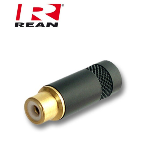 Gniazdo RCA z pozłacanym stykiem REAN- Neutrik NYS 372P-BG