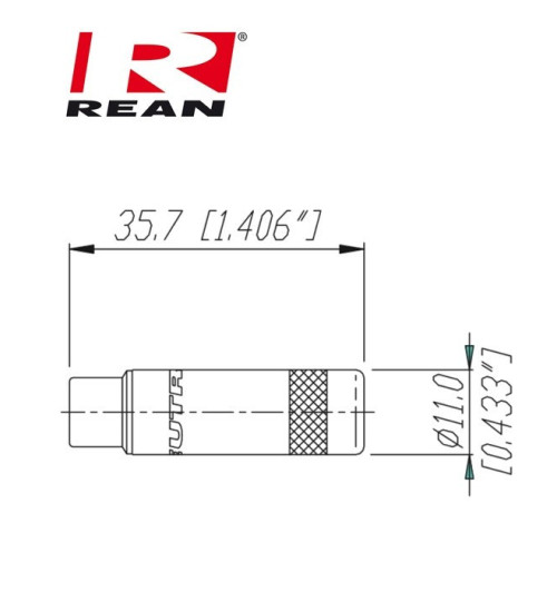 Gniazdo RCA z pozłacanym stykiem REAN- Neutrik NYS 372P-BG
