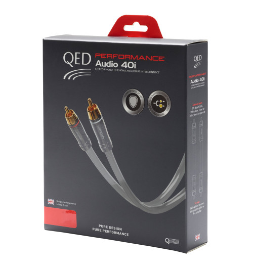 QED Performance Audio 40i QE6113 - Kabel 2 RCA - 2 RCA - 1m
