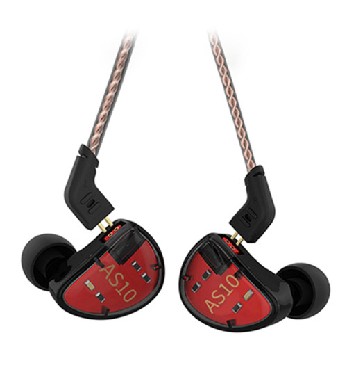 KZ AS10 - przewodowe słuchawki dokanałowe