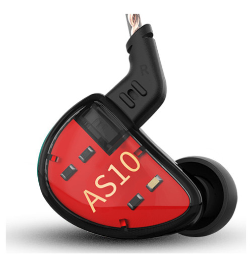 KZ AS10 - przewodowe słuchawki dokanałowe