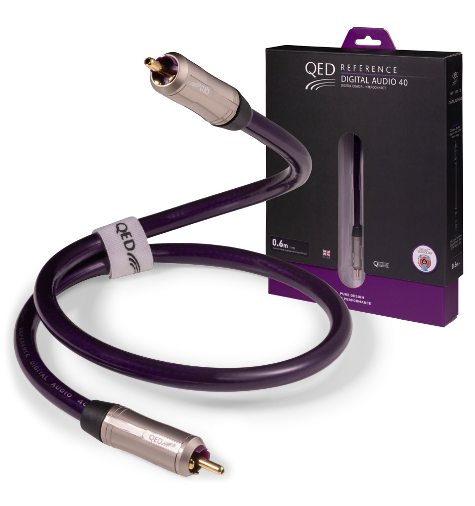 QED QE3214 Reference Digital Audio - Kabel koaksjalny Coaxial 1RCA CINCH - 3m
