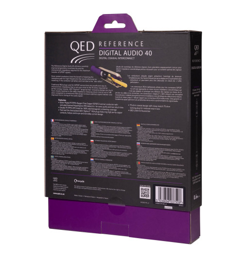 QED QE3214 Reference Digital Audio - Kabel koaksjalny Coaxial 1RCA CINCH - 3m