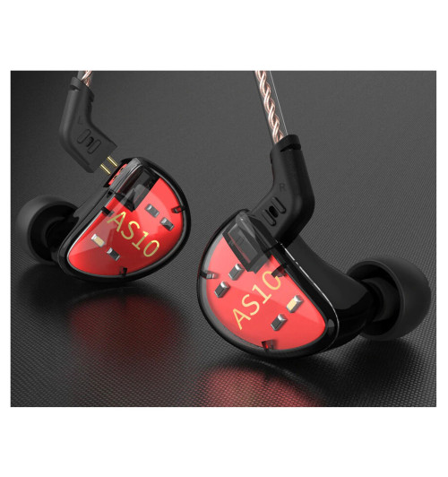 KZ AS10 - przewodowe słuchawki dokanałowe