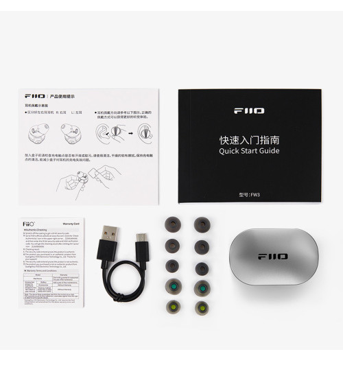 FiiO FW3 - bezprzewodowe słuchawki dokanałowe Bluetooth 5.2 TWS