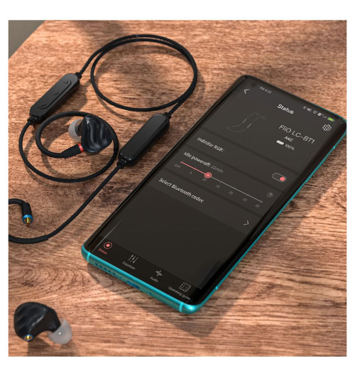 Sportowy kabel słuchawkowy Bluetooth MMCX FiiO LC-BT1 | AVstore.pl