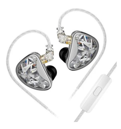 KZ AS24 Standard WITH MIC - zbalansowane armaturowe słuchawki dokanałowe IEM z mikrofonem