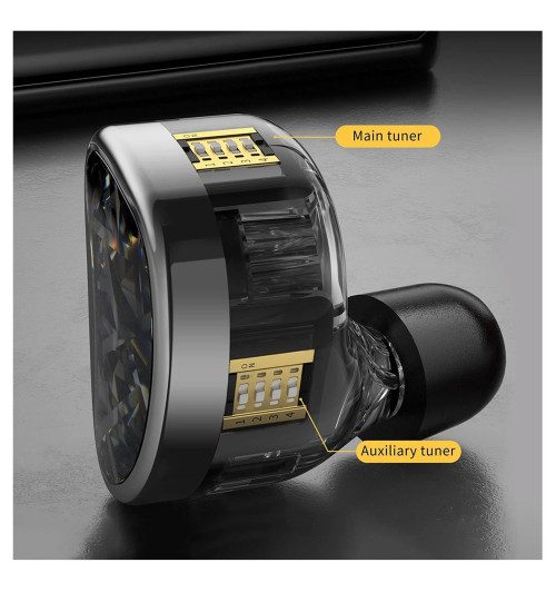 KZ AS24 Tuning - zbalansowane armaturowe słuchawki dokanałowe IEM z tunerem