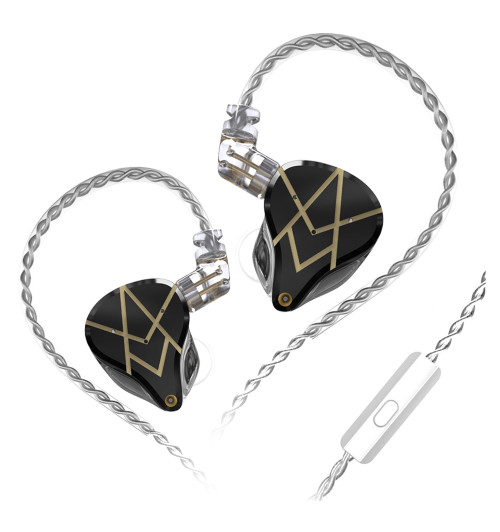 KZ ASX WITH MIC - monitory dokanałowe z mikrofonem i pasywną redukcją hałasu