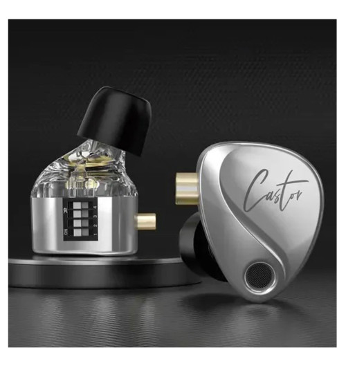 KZ Castor Harman Target version - regulowane słuchawki dokanałowe IEM