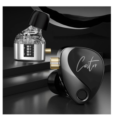 KZ Castor Harman Target with Improved Bass Version - regulowane słuchawki dokanałowe IEM