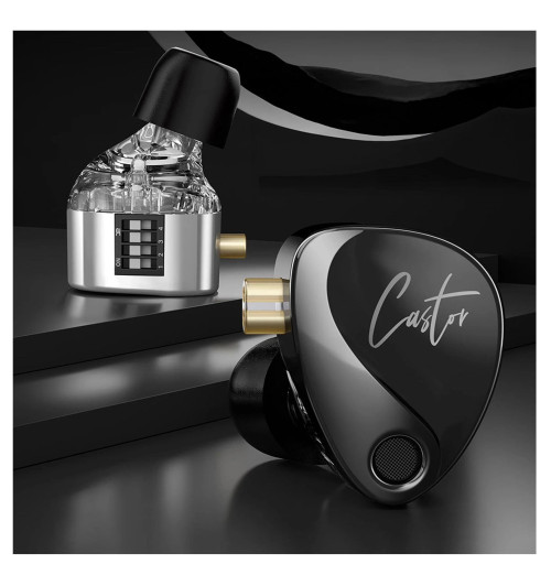 KZ Castor Harman Target with Improved Bass Version - regulowane słuchawki dokanałowe IEM