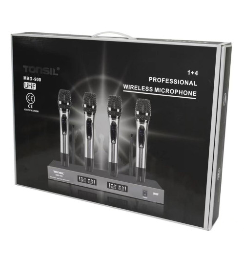 Tonsil MBD 900 - system bezprzewodowy + 4 mikrofony