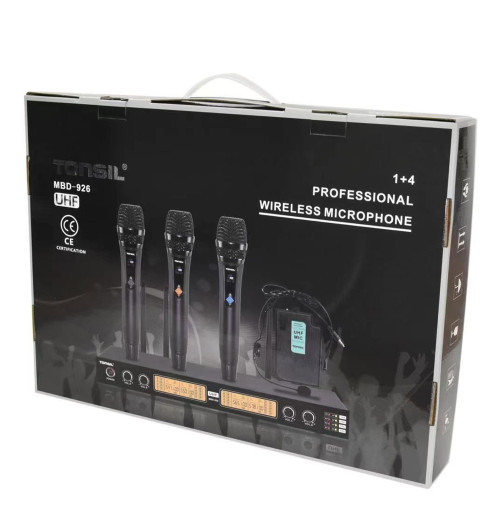 System bezprzewodowy + 4 mikrofony Tonsil MBD 926 | AVstore.pl