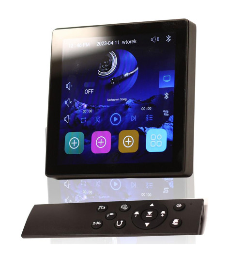 Tonsil WS-65 - kompaktowy 4" odtwarzacz ścienny ze wzmacniaczem