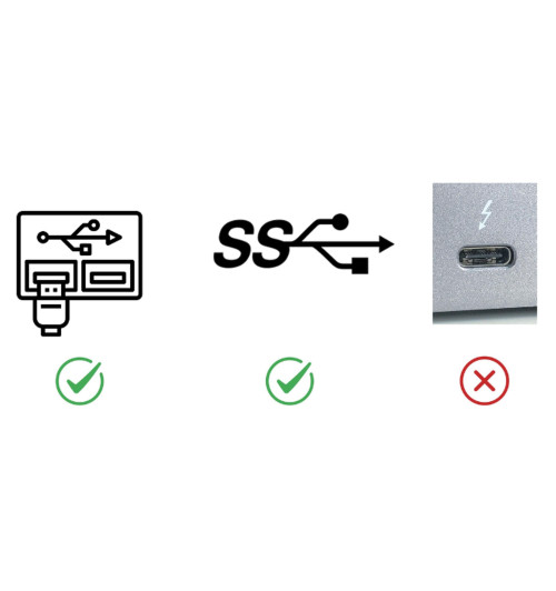 Melodika MDUCB03 - Przewód USB typu A-C 0.3m