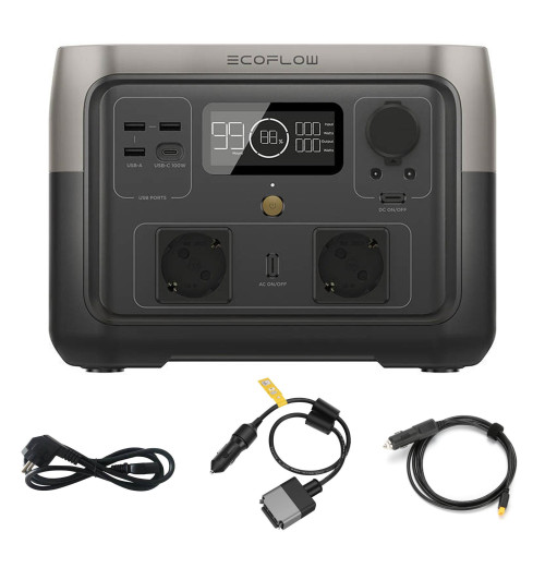 EcoFlow River 2 Max - przenośna stacja zasilania 512 Wh