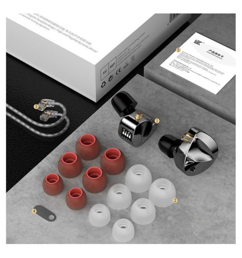 KZ D-Fi - przewodowe słuchawki douszne IEM Hi-Fi