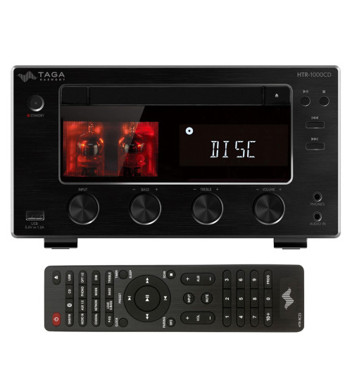 Taga Harmony HTR-1000CD v.3 - wzmacniacz hybrydowy z odtwarzaczem CD, USB, Bluetooth
