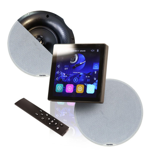 Tonsil WS-65 + 2x ZGSU 205S - zestaw odtwarzacz ścienny + dwa głośniki