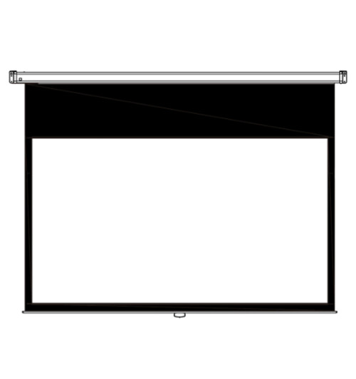 Suprema Lupus Manual Matt White - Ekran projekcyjny ścienno-sufitowy