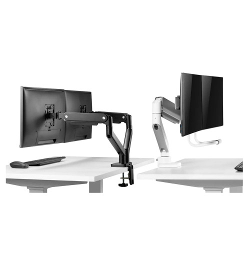 Neomounts DS75-450 - uchwyt biurkowy do dwóch monitorów 17 - 32"