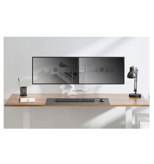 Neomounts DS75-450 - uchwyt biurkowy do dwóch monitorów 17 - 32"