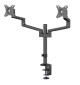 Neomounts DS60-425 - uchwyt biurkowy do dwóch monitorów 17 - 27"