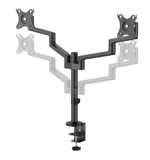 Neomounts DS60-425 - uchwyt biurkowy do dwóch monitorów 17 - 27"