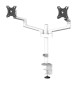 Neomounts DS60-425 - uchwyt biurkowy do dwóch monitorów 17 - 27"