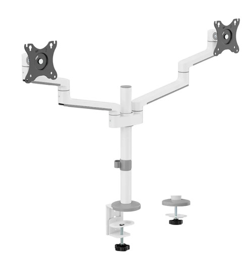 Neomounts DS60-425 - uchwyt biurkowy do dwóch monitorów 17 - 27"