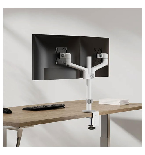 Neomounts DS60-425 - uchwyt biurkowy do dwóch monitorów 17 - 27"
