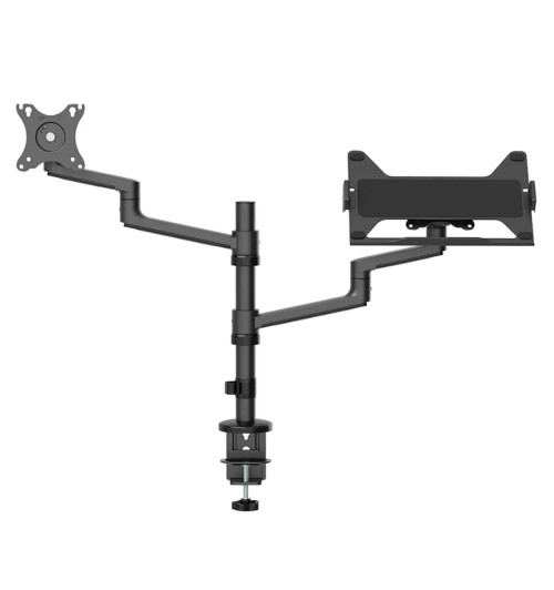 Neomounts DS20-425BL2 - uchwyt biurkowy na laptop i monitor 17 - 27"