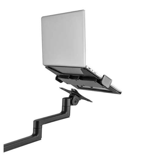 Neomounts DS20-425BL2 - uchwyt biurkowy na laptop i monitor 17 - 27"