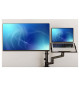 Neomounts DS20-425BL2 - uchwyt biurkowy na laptop i monitor 17 - 27"