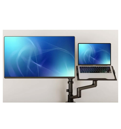 Neomounts DS20-425BL2 - uchwyt biurkowy na laptop i monitor 17 - 27"