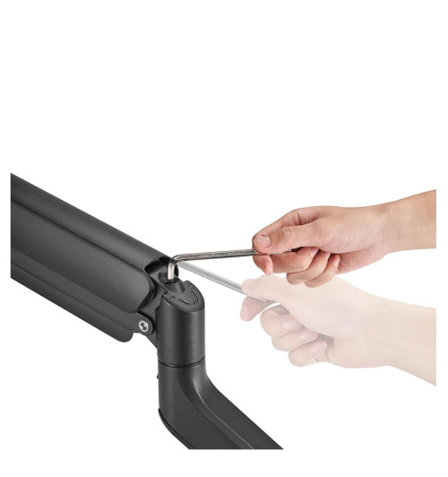 Neomounts DS70PLUS-450 - uchwyt biurkowy do zakrzywionych szerokich ekranów 17 - 49"